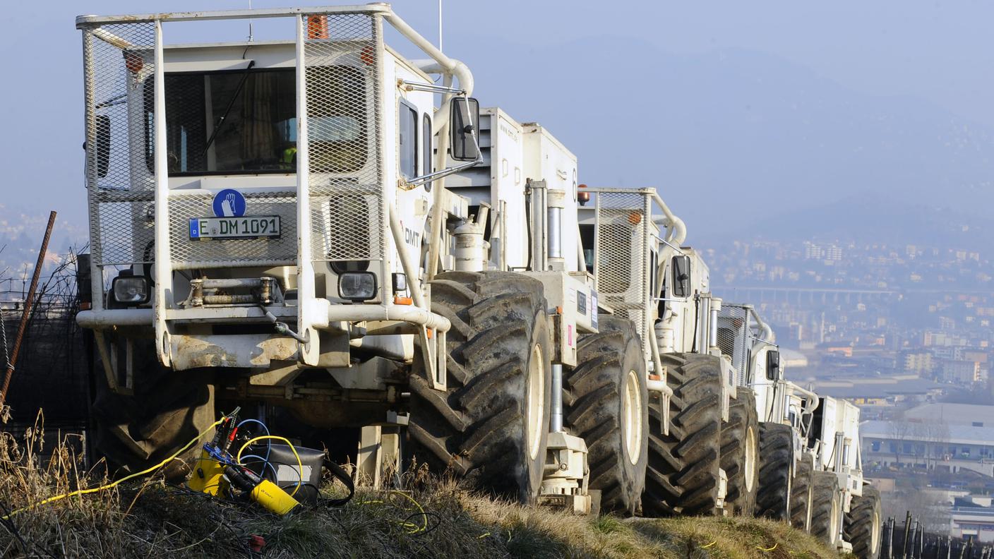 Vibrotruck AET TiGeo risorse sottosuolo gas geotermia Ticino