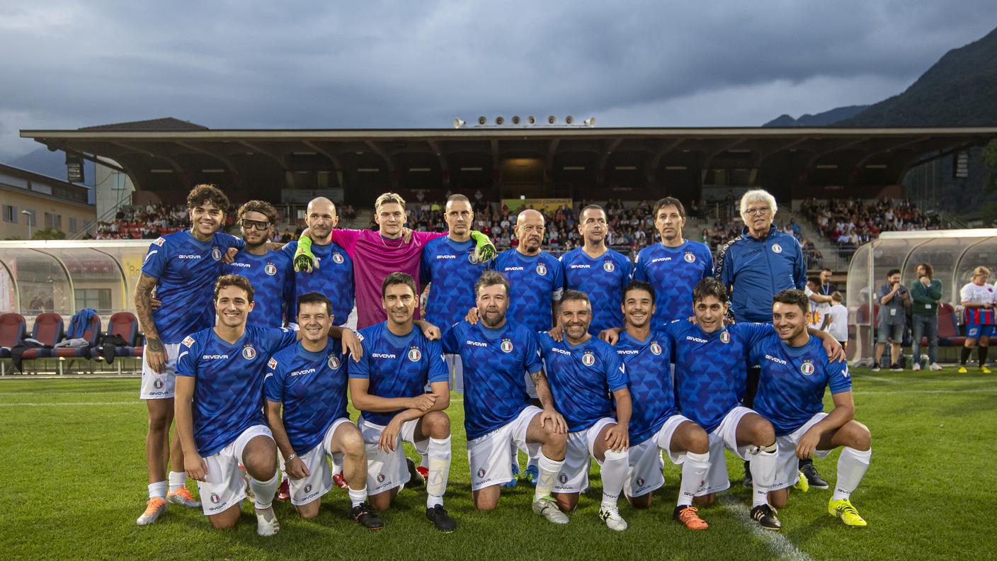 La squadra della Nazionale cantanti italiana