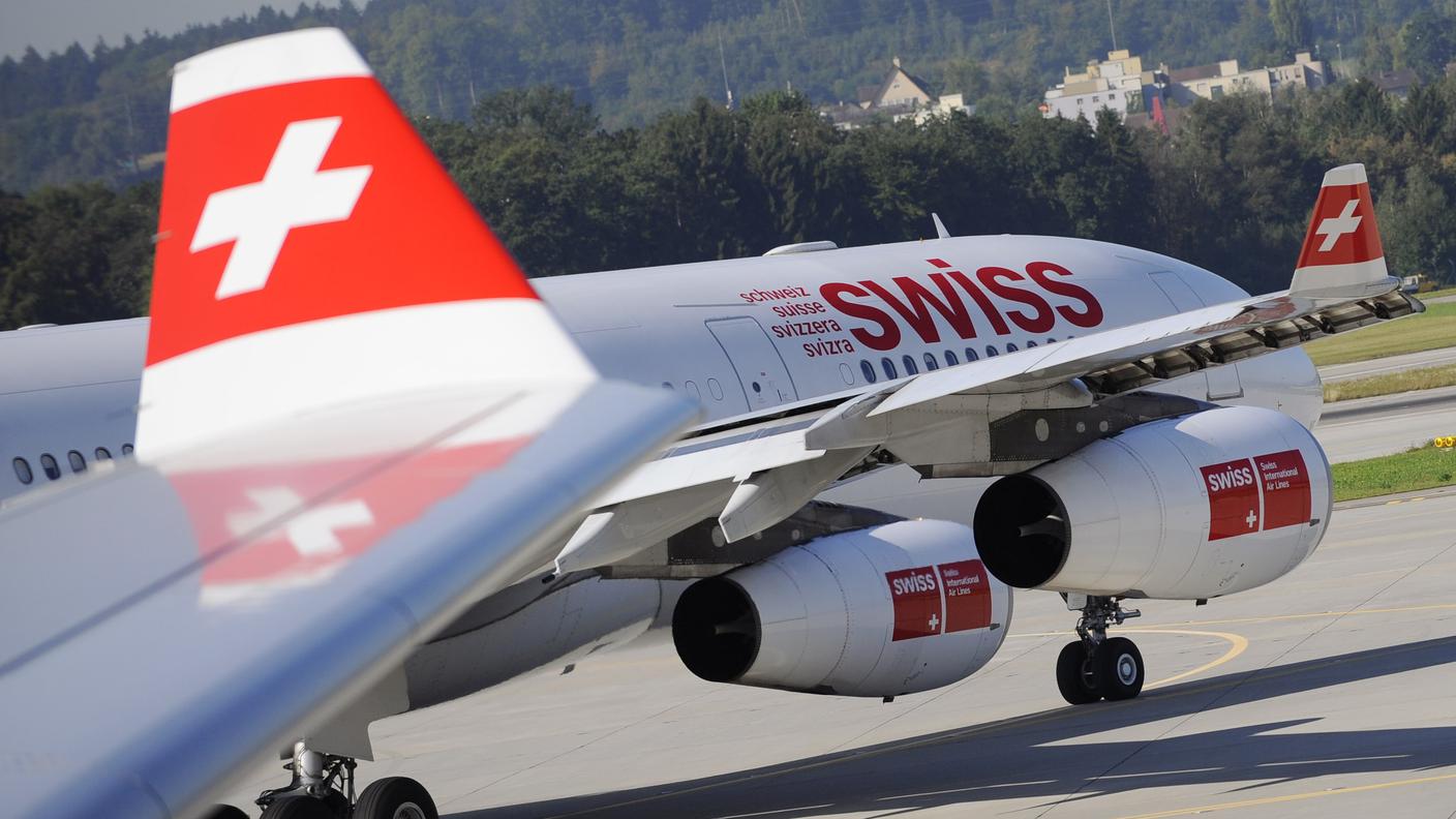 Un aereo Swiss 