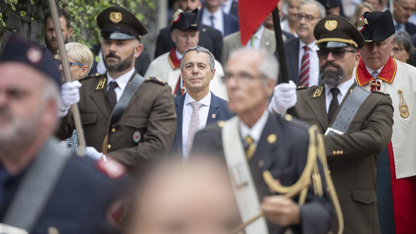 Il Ticino festeggia il suo presidente della Confederazione