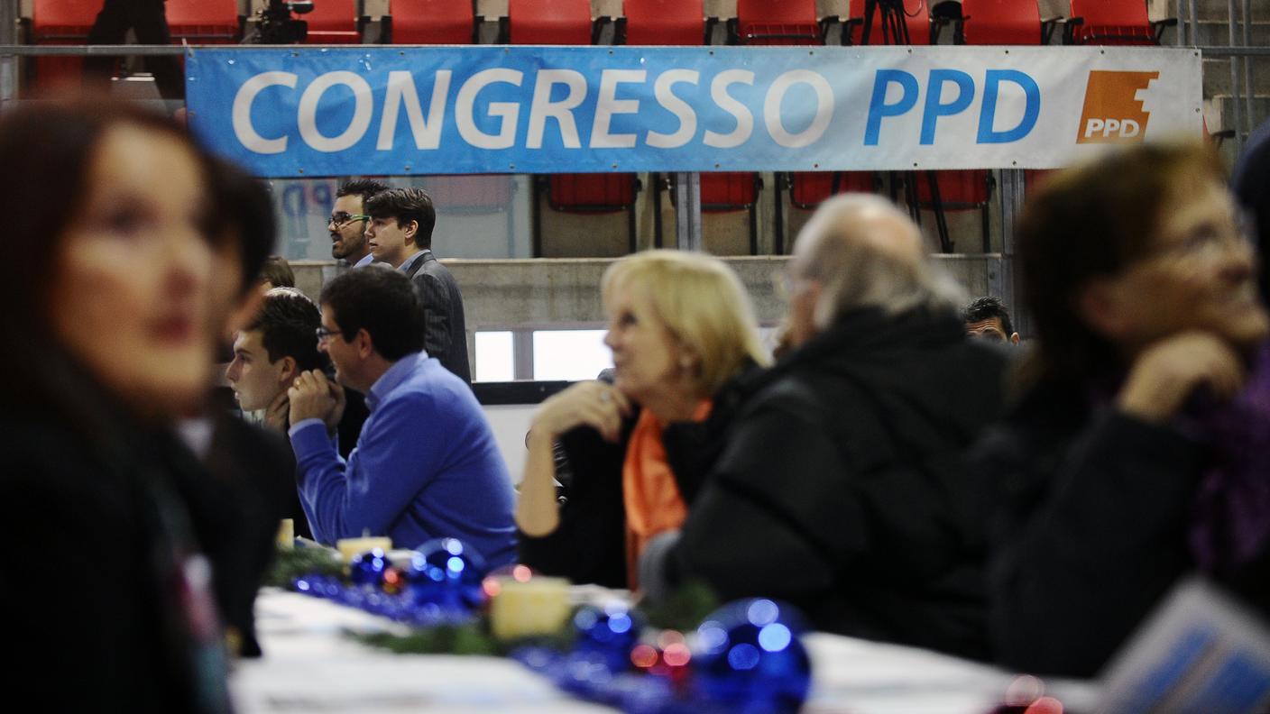 Un momento del congresso cantonale 2013 del PPD