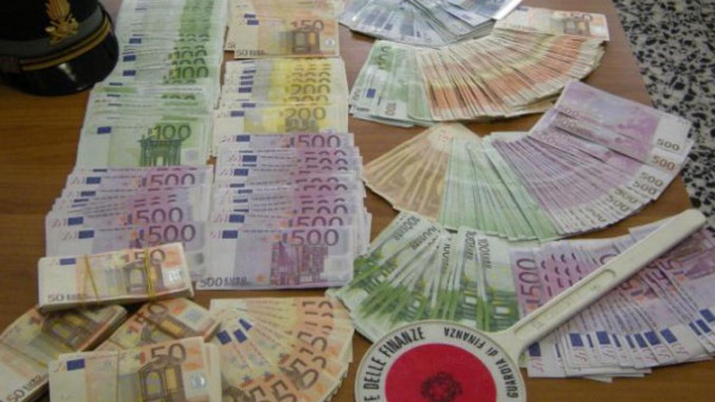 Il denaro sequestrato