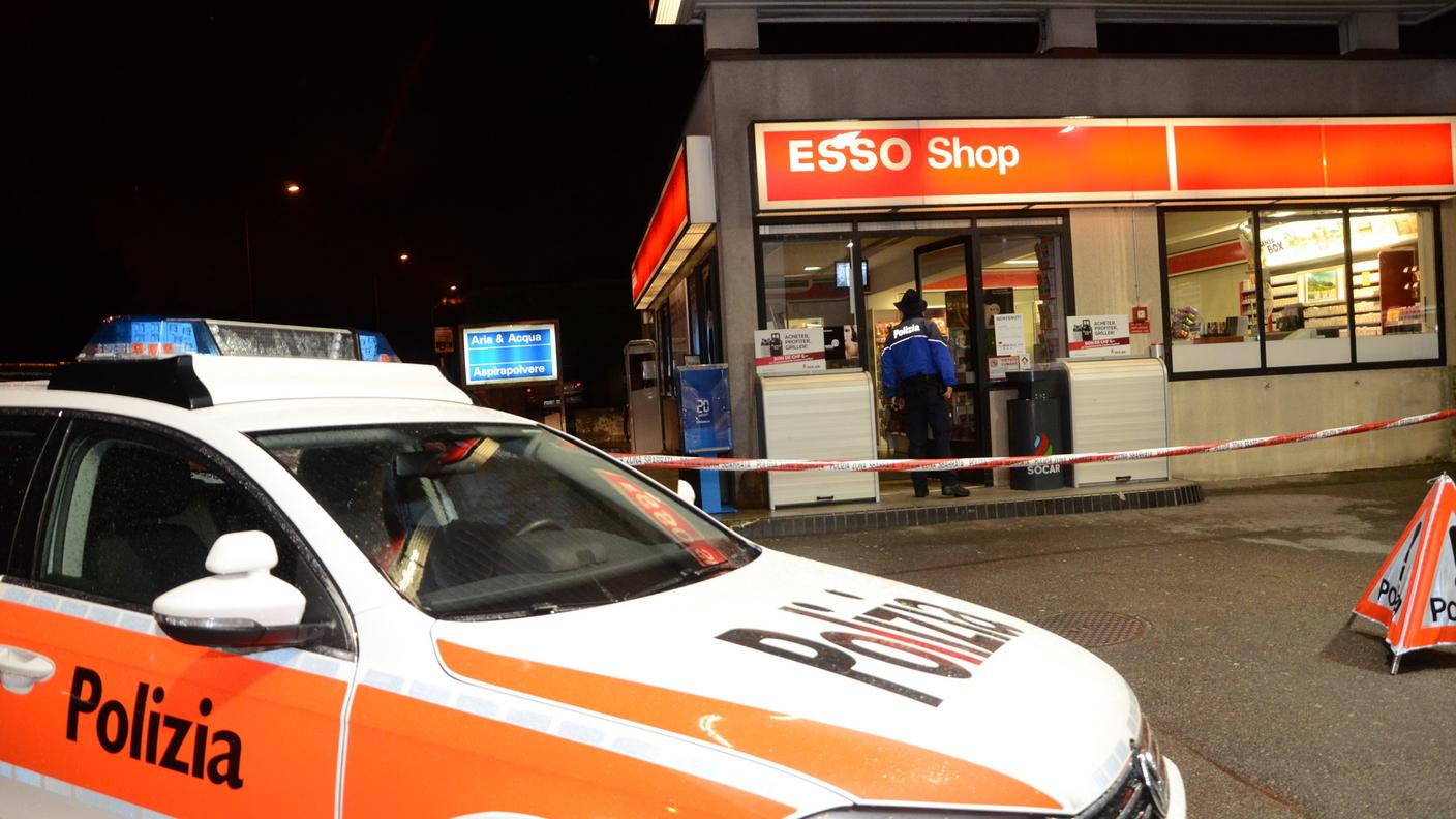 Rapina a mano armata a Giubiasco