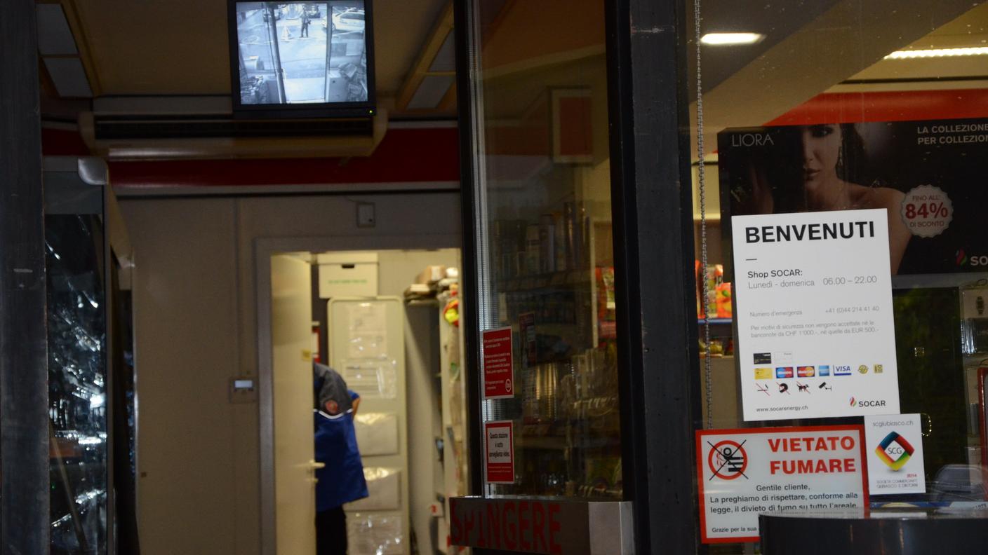 Rapina a mano armata a Giubiasco
