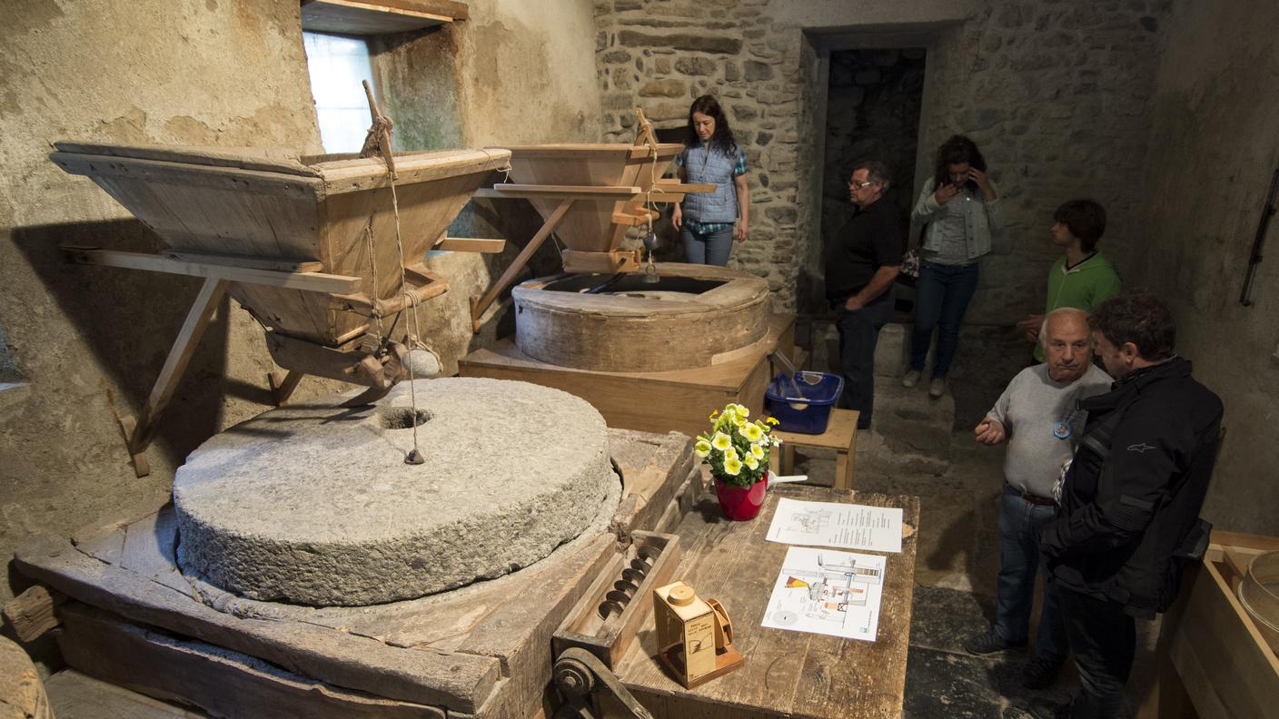 Il mulino del Ghitello nelle Gole della Breggia