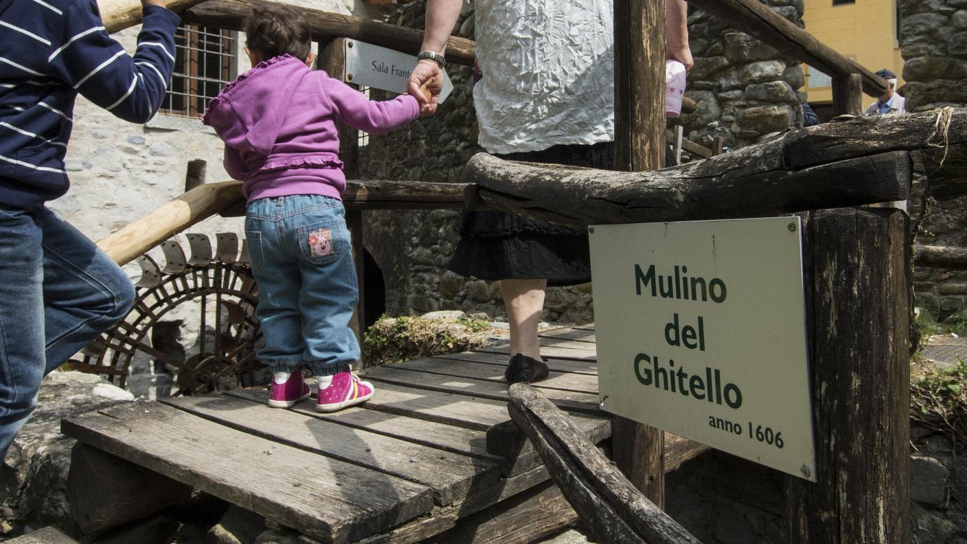 Il mulino del Ghitello nelle Gole della Breggia
