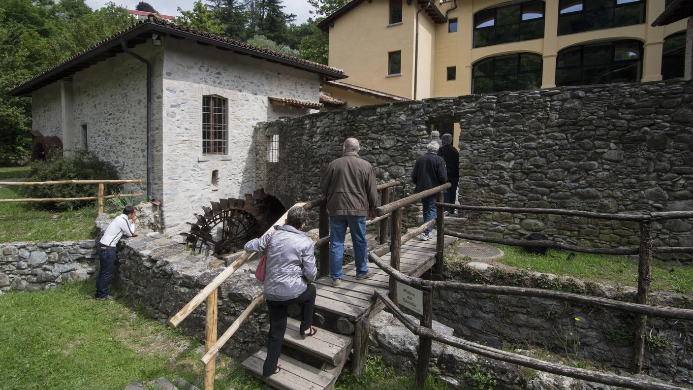 Il mulino del Ghitello nelle Gole della Breggia