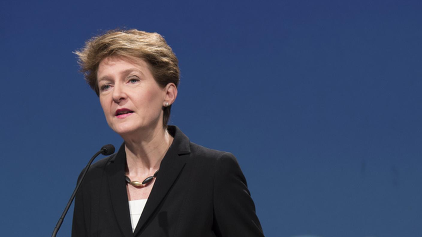 La consigliera federale Simonetta Sommaruga