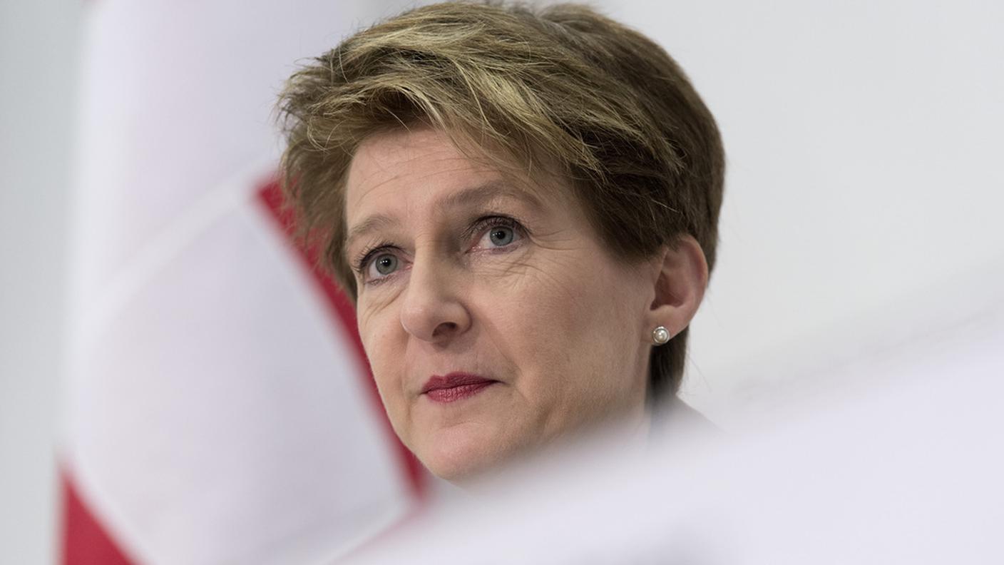 La consigliera federale Simonetta Sommaruga