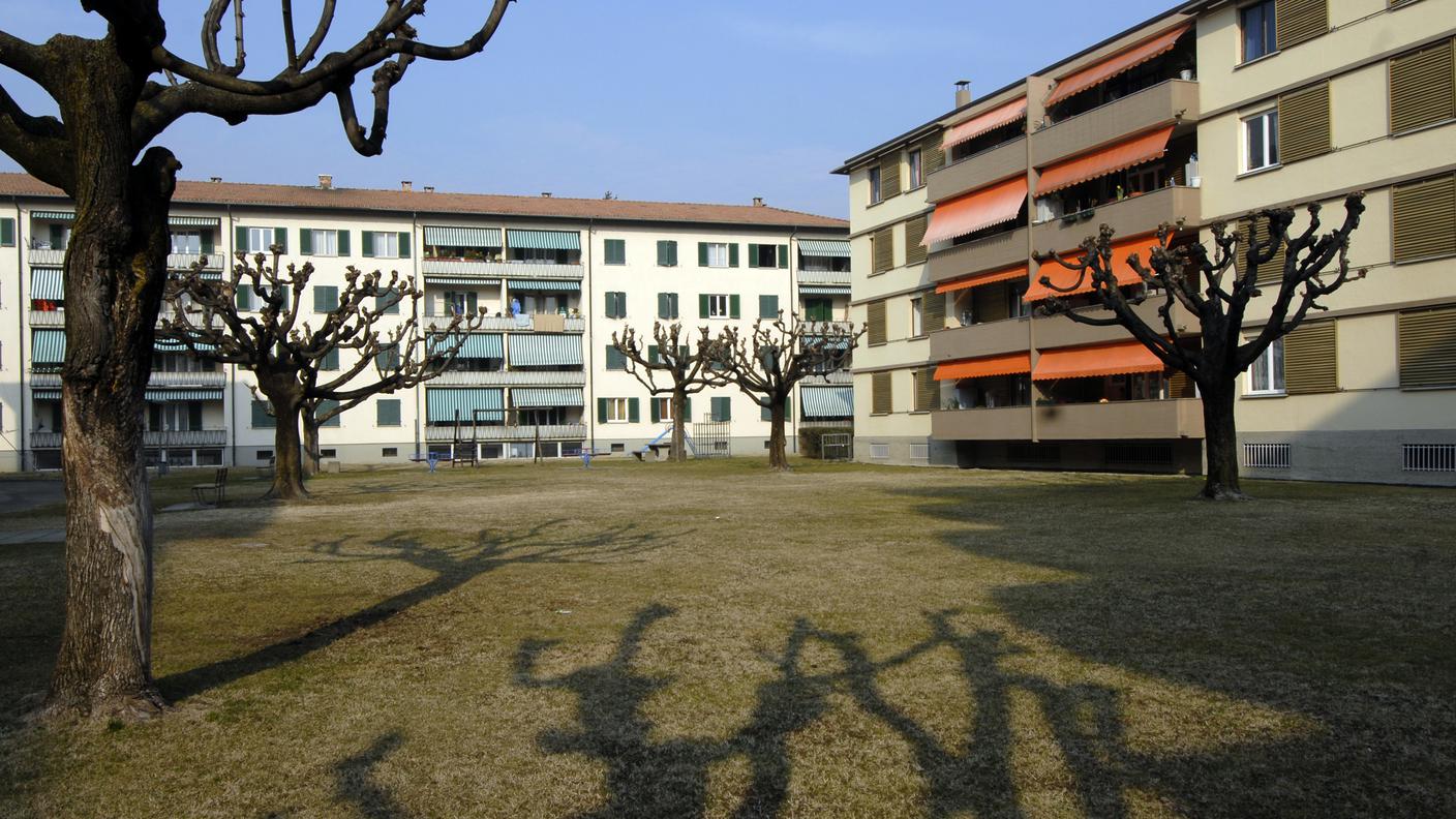 Case popolari a Lugano in una foto d'archivio