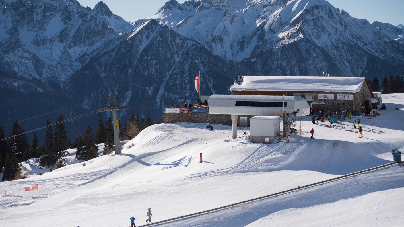 Una veduta delle piste a Carì, in un'immagine ripresa lo scorso febbraio