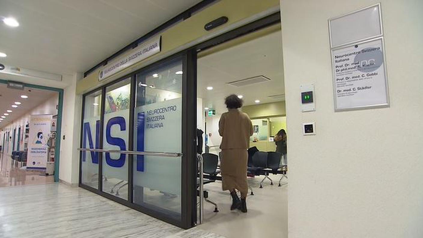 La sede del Neurocentro della Svizzera Italiana all'ospedale Civico di Lugano