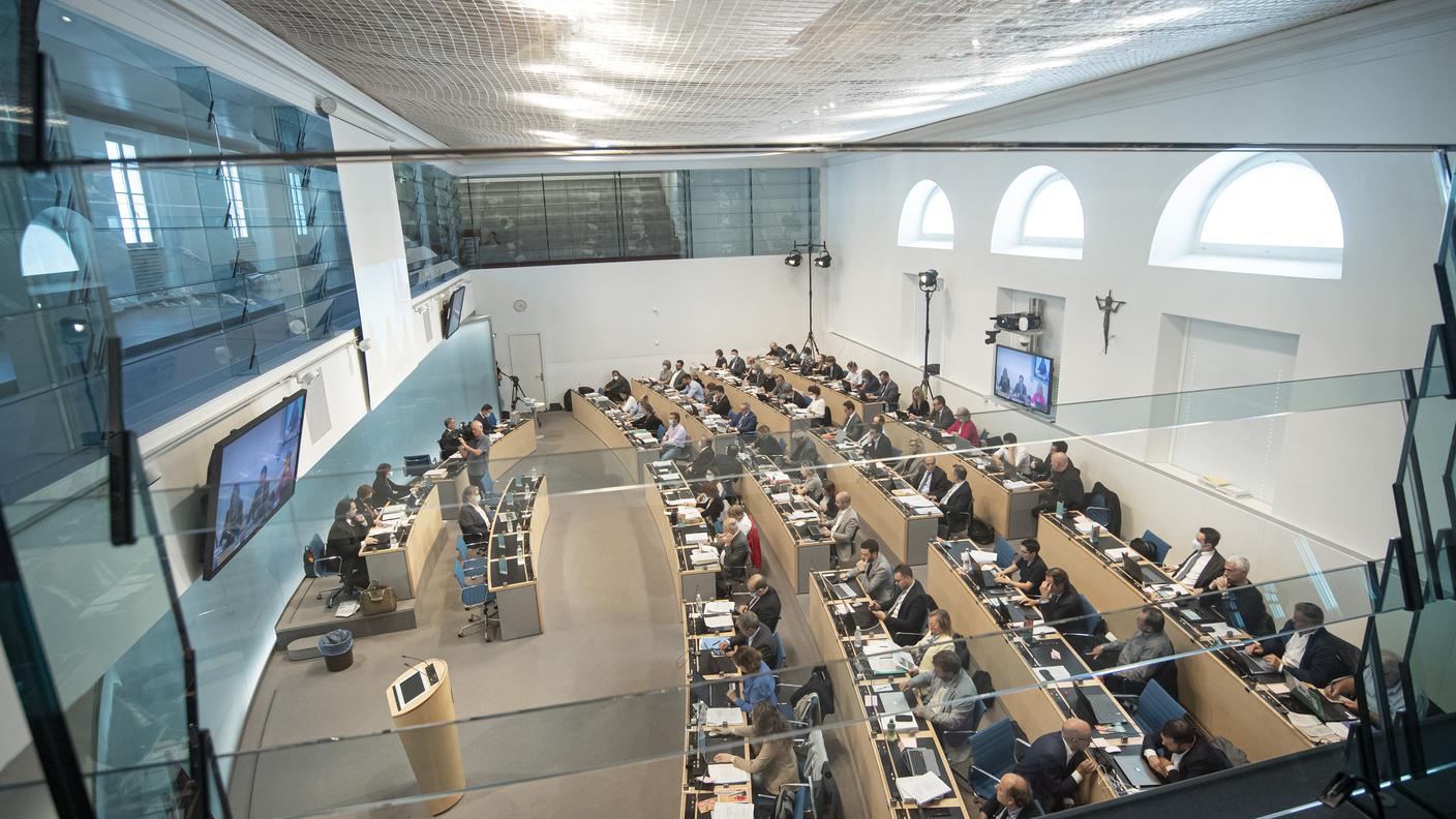 L'aula del Gran Consiglio ticinese