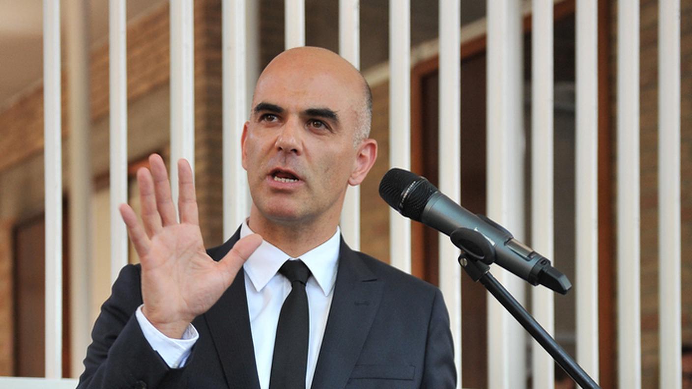 Alain Berset inaugura il padiglione svizzero alla Biennale di architettura