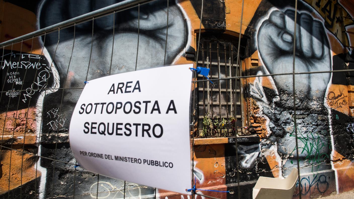 L'ormai ex sede dell'autogestione CSOA il Molino