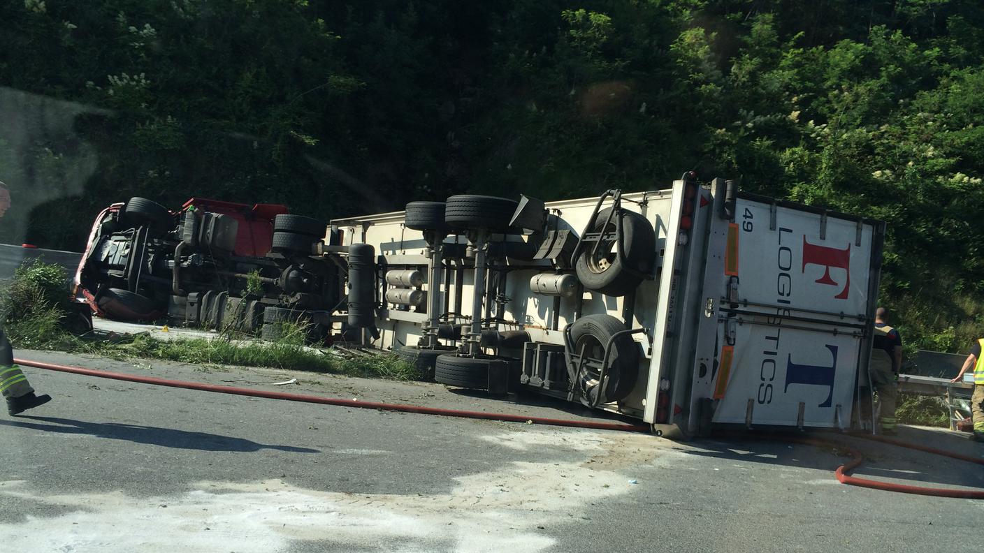 Il camion capovolto 