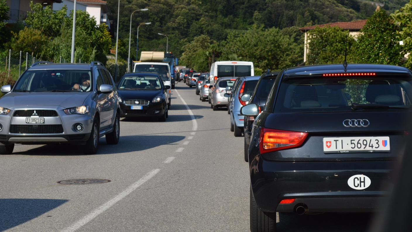 Traffico bloccato sull'A2