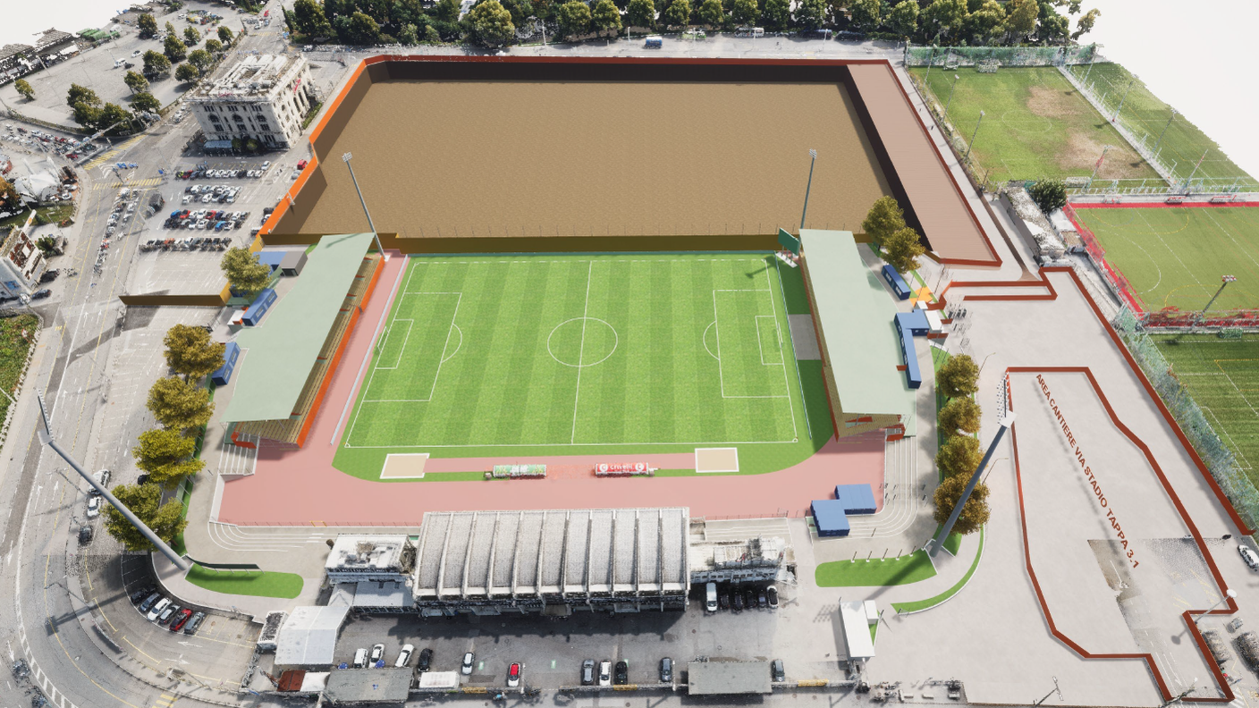 Gli accessi all’attuale stadio per le partite del FC Lugano sono garantiti, così come la funzionalità del terminal dei trasporti pubblici