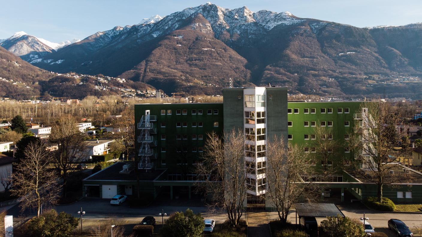 La casa per anziani di Sementina, una delle tre strutture di proprietà della città di Bellinzona