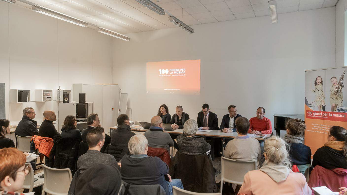 I promotori hanno presentato l'iniziativa giovedì a Lugano