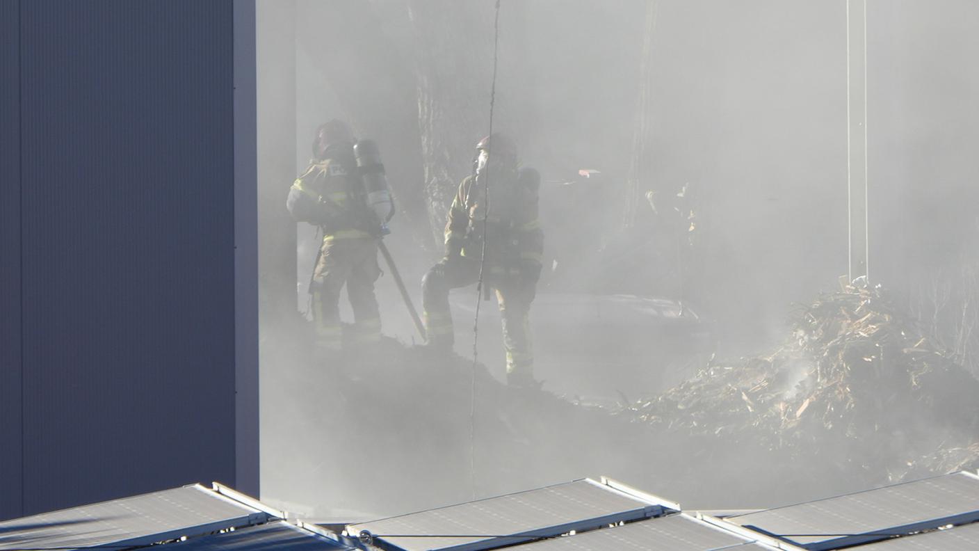 L'incendio al Piano della Stampa