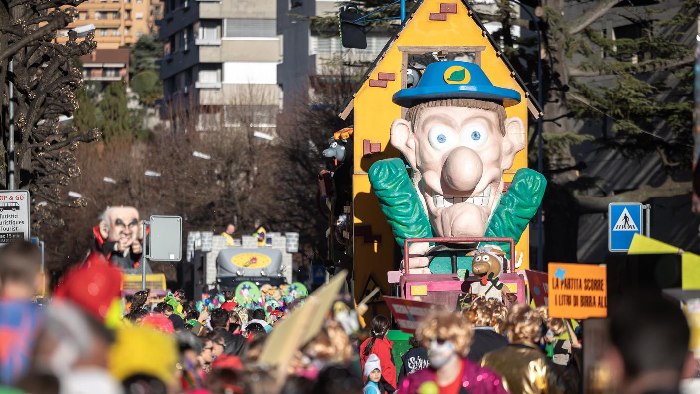 Un momento del corteo del Nebiopoli 2023