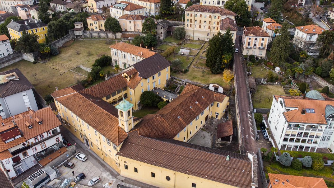 Una ripresa dall'alto del comparto Santa Caterina, futura sede del nuovo Museo