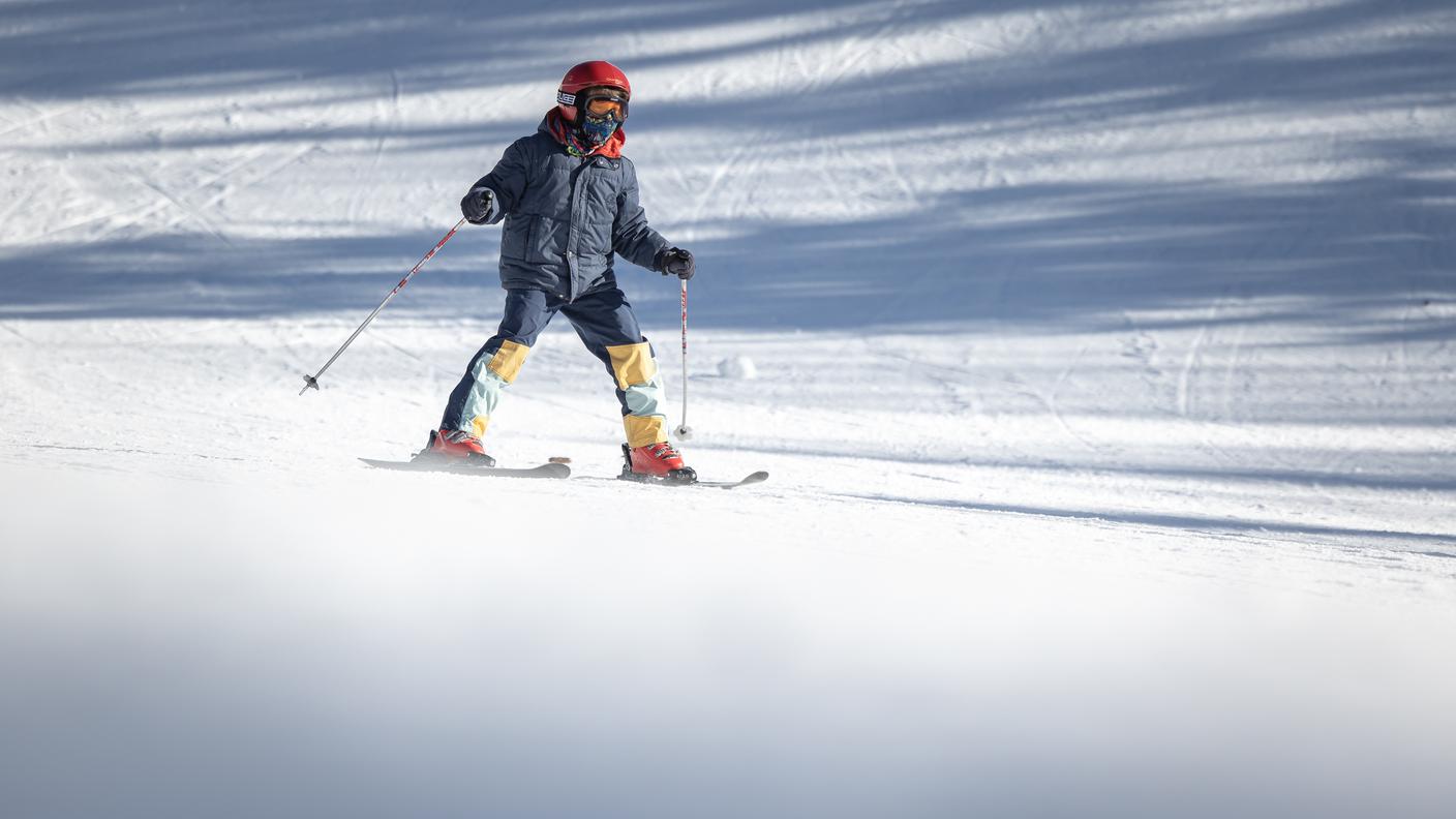 Sulle piste di Pian Cales a San Bernardino