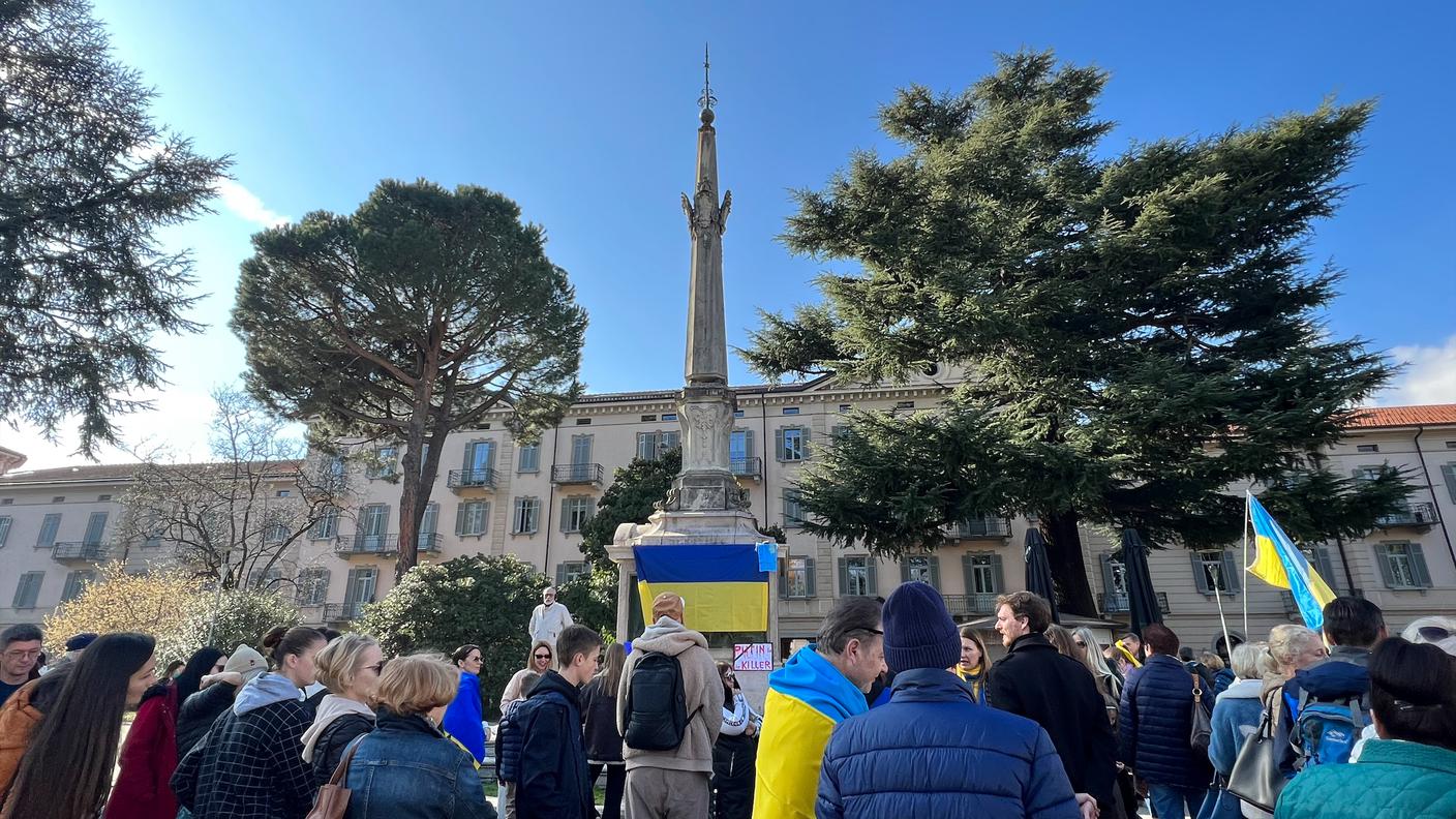 Manifestazione sabato a Lugano con 50 partecipanti.