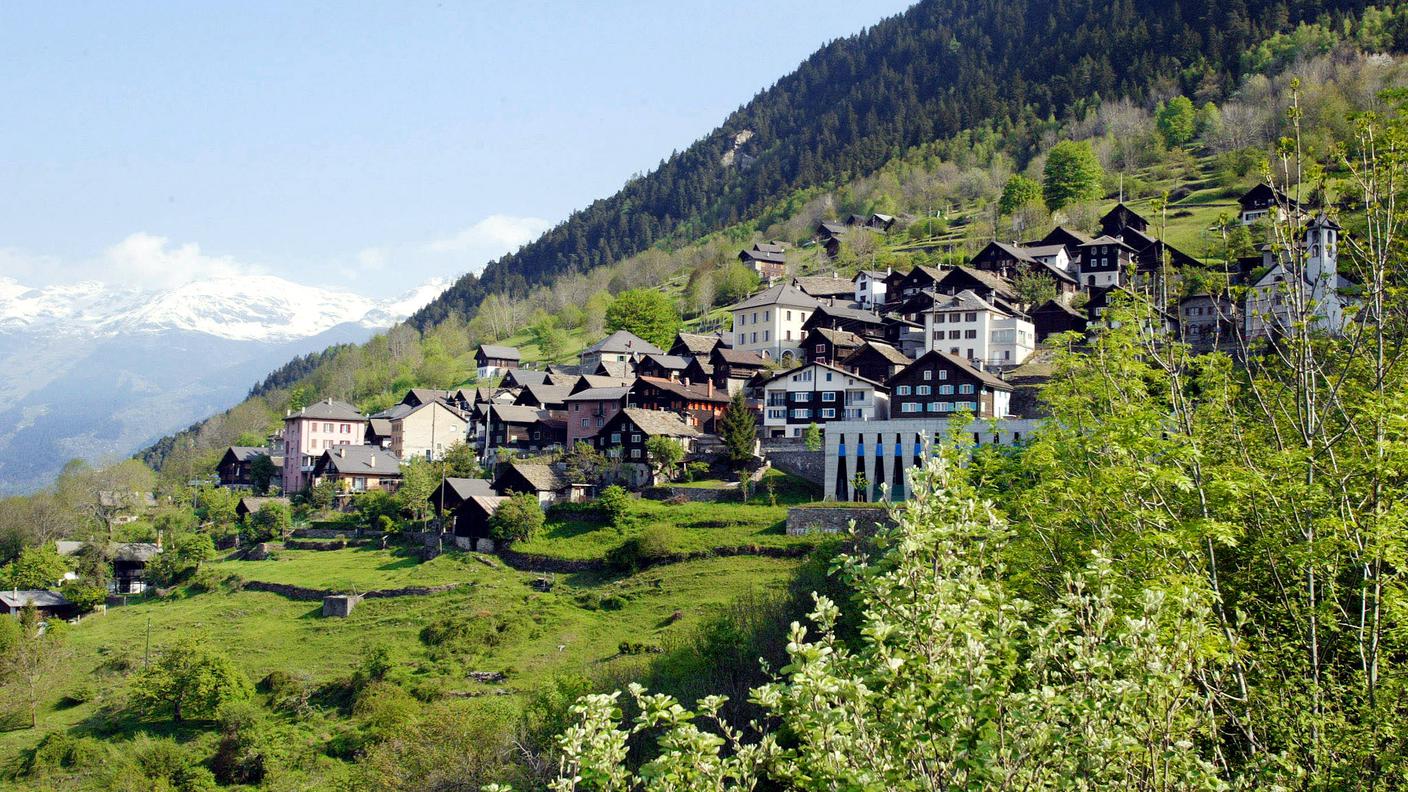 Il villaggio di Anzonico