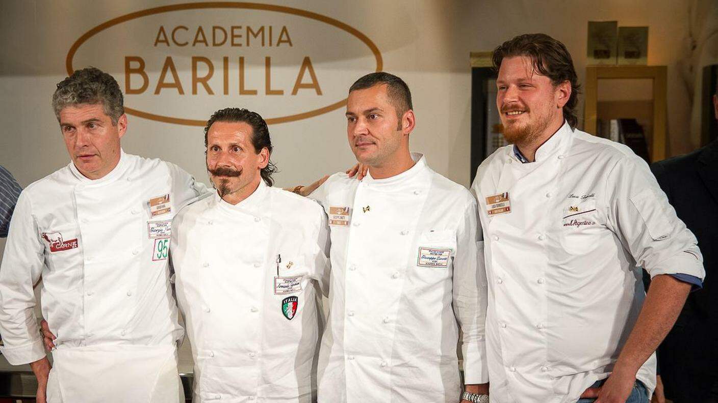 I finalisti: Torricelli è l'ultimo a destra