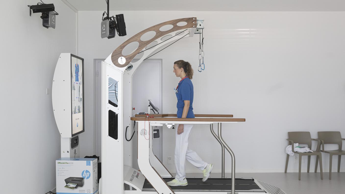 La nuova sala di riabilitazione alla Clinica Hildebrand di Brissago