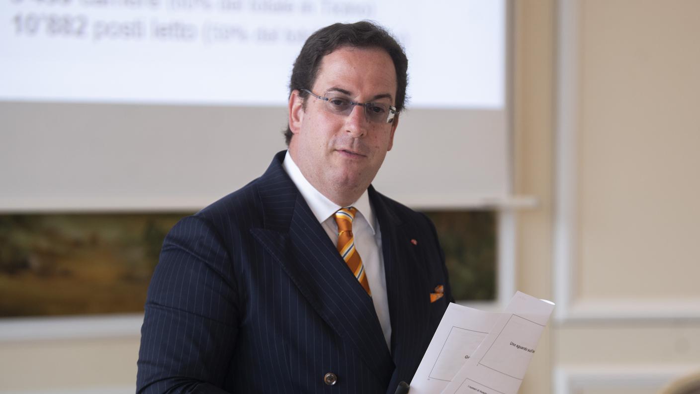 Il presidente di HotellerieSuisse Ticino, Lorenzo Pianezzi