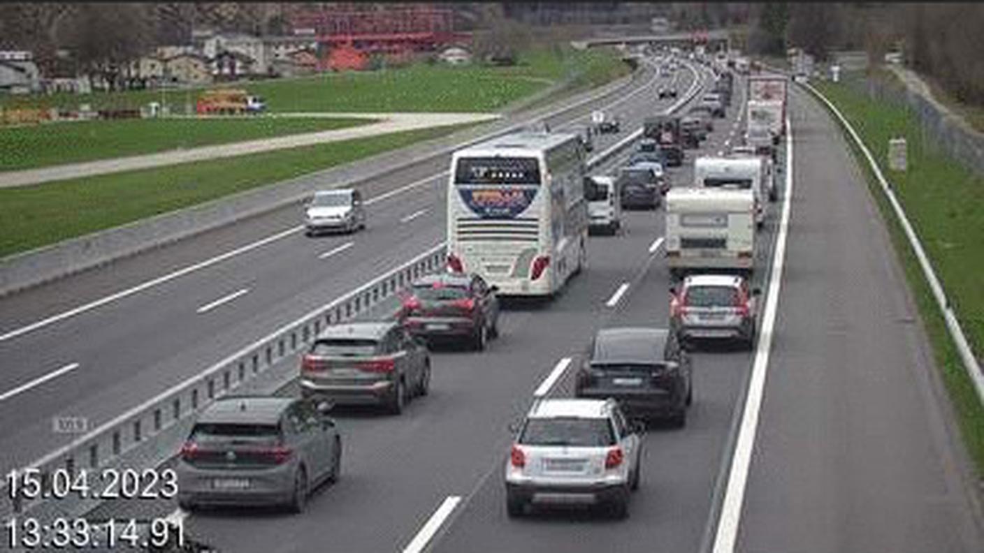 La situazione a Quinto attorno alle 13.30 di oggi, sabato