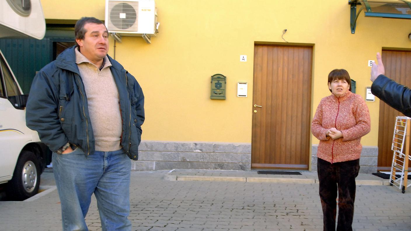 La coppia prima dell'arresto