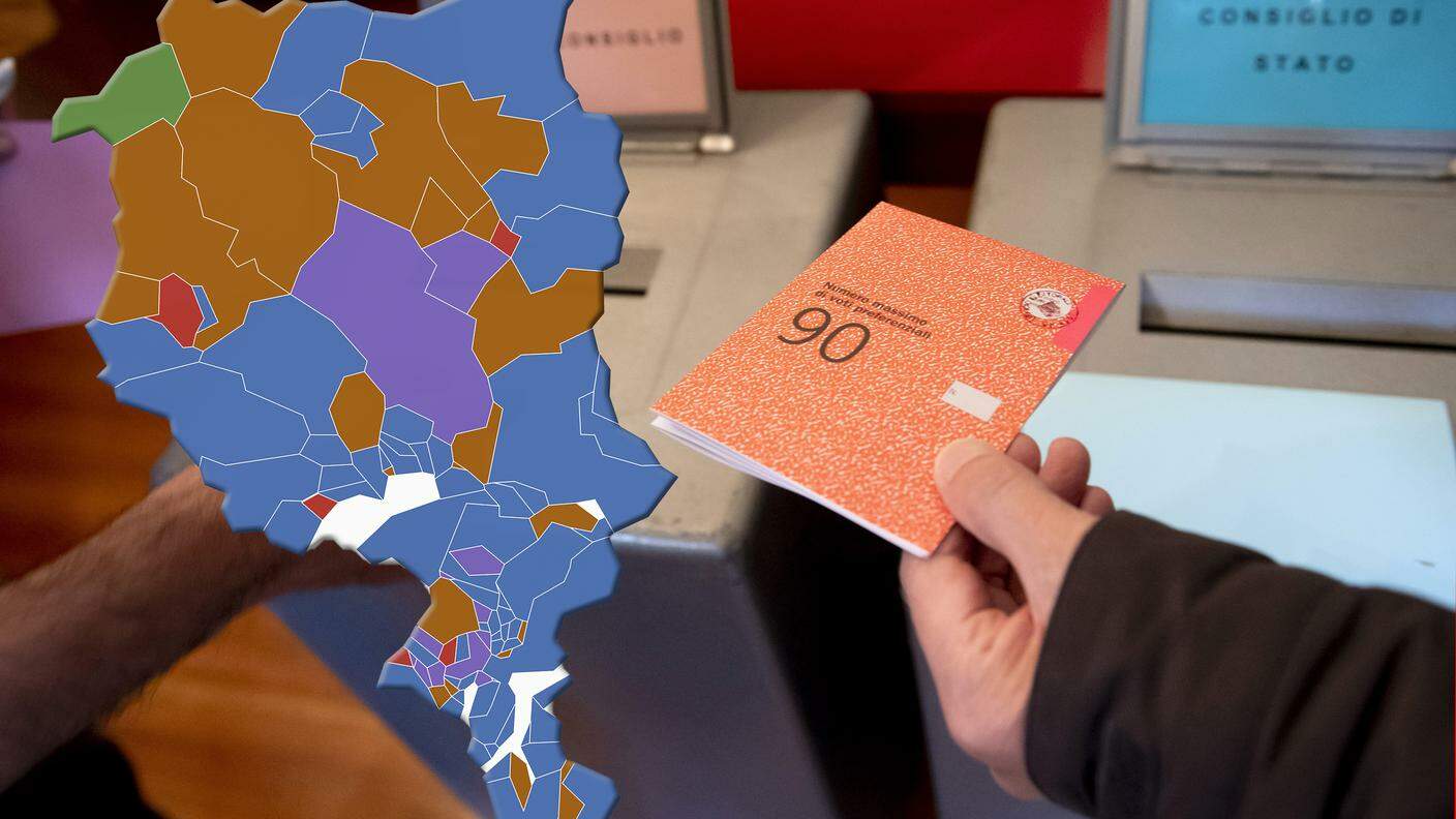 Come cambia la cartina politica del Ticino