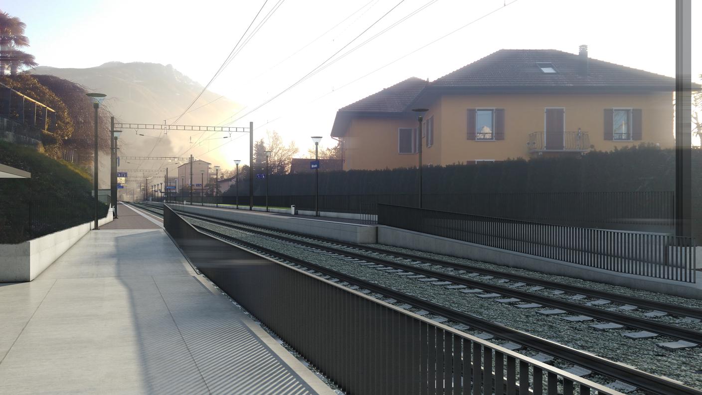 Come si presenterà la nuova stazione FFS di Minusio