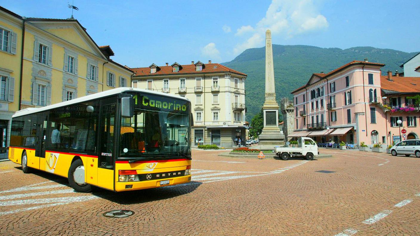 Piazza Indipendenza a Bellinzona