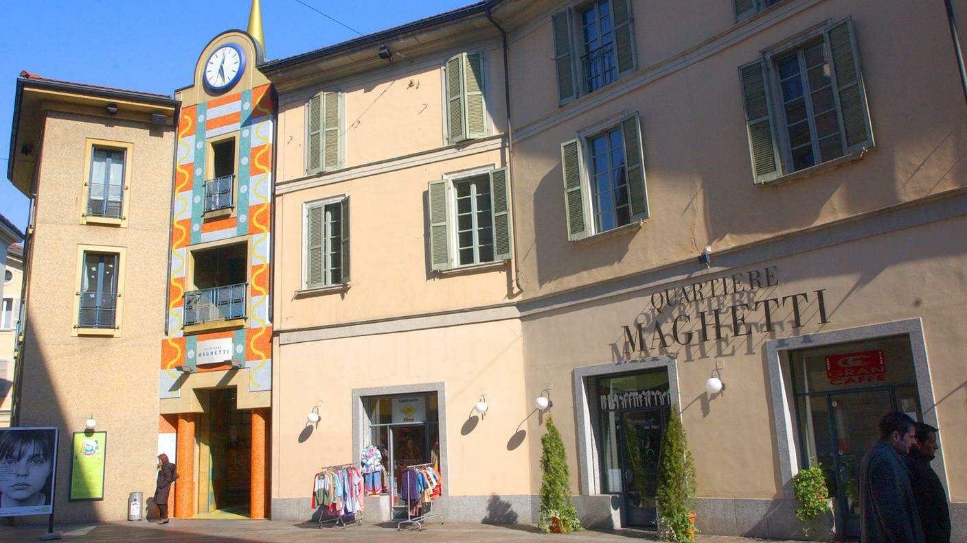 Un'immagine di archivio del Quartiere Maghetti a Lugano