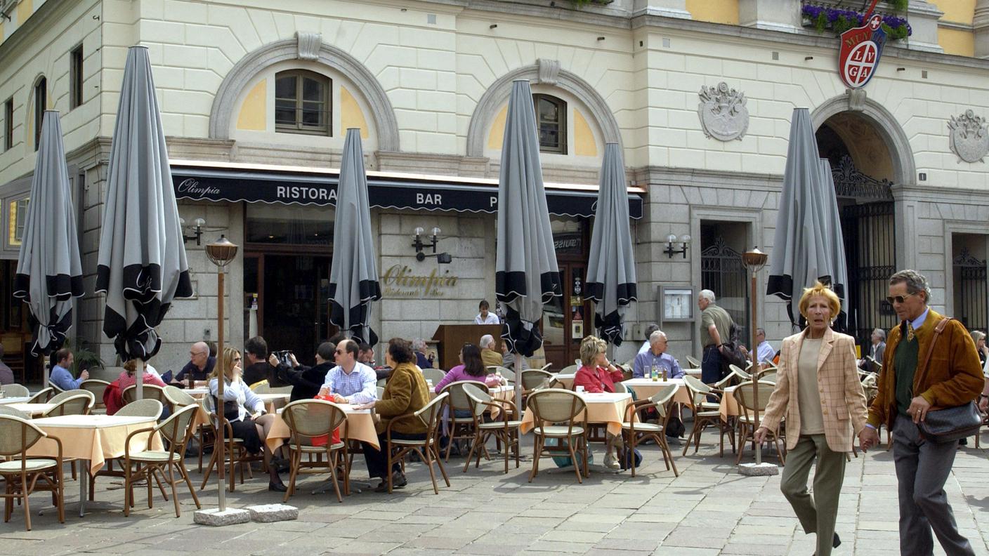 Un'immagine d'archivio del Ristorante Olimpia, che sarà ancora gestito da Guido Sassi