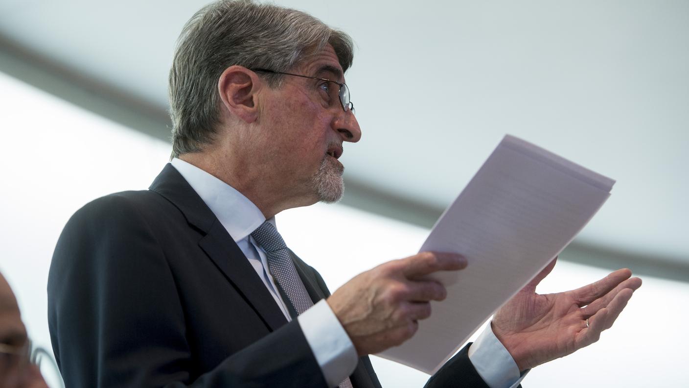 Il presidente del Parlamento Gianrico Corti