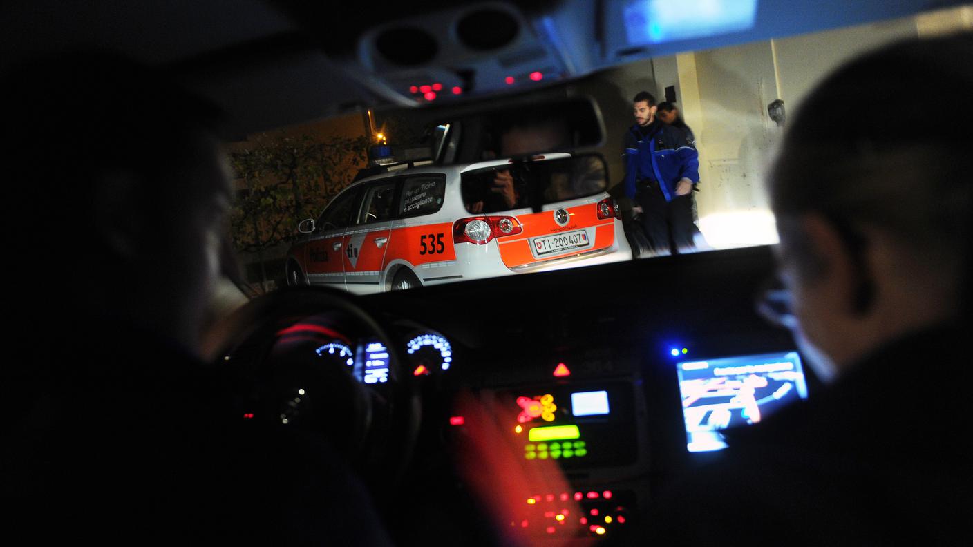 Intervento della polizia