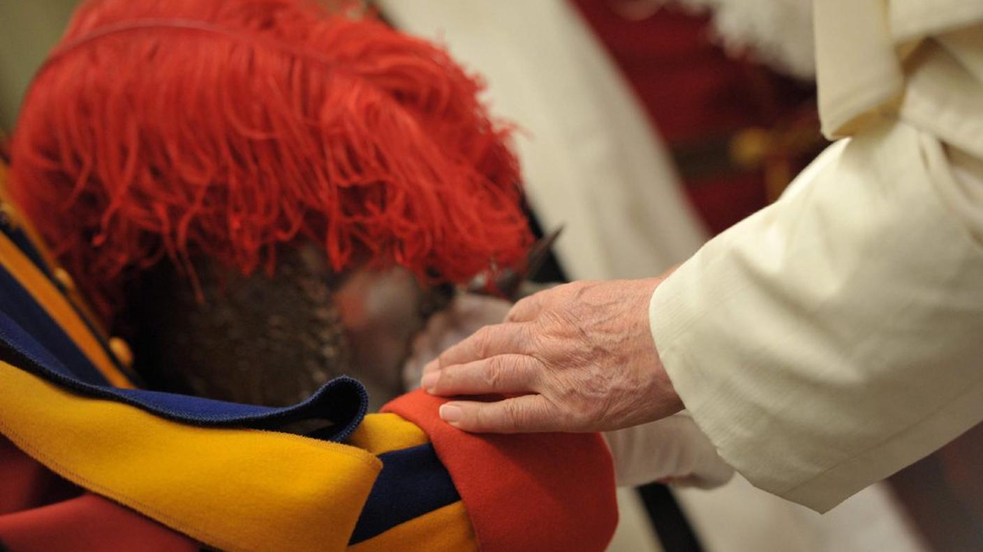 Un impegno svolto "con coraggio e fedeltà" come recita il motto della Guardia svizzera pontificia