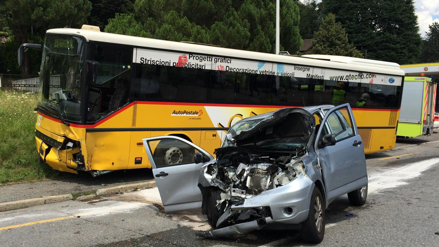 Una foto dell'incidente