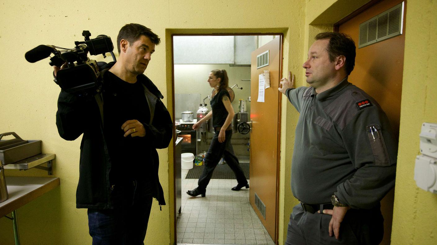 Fernand Nelgar sul set del documentario