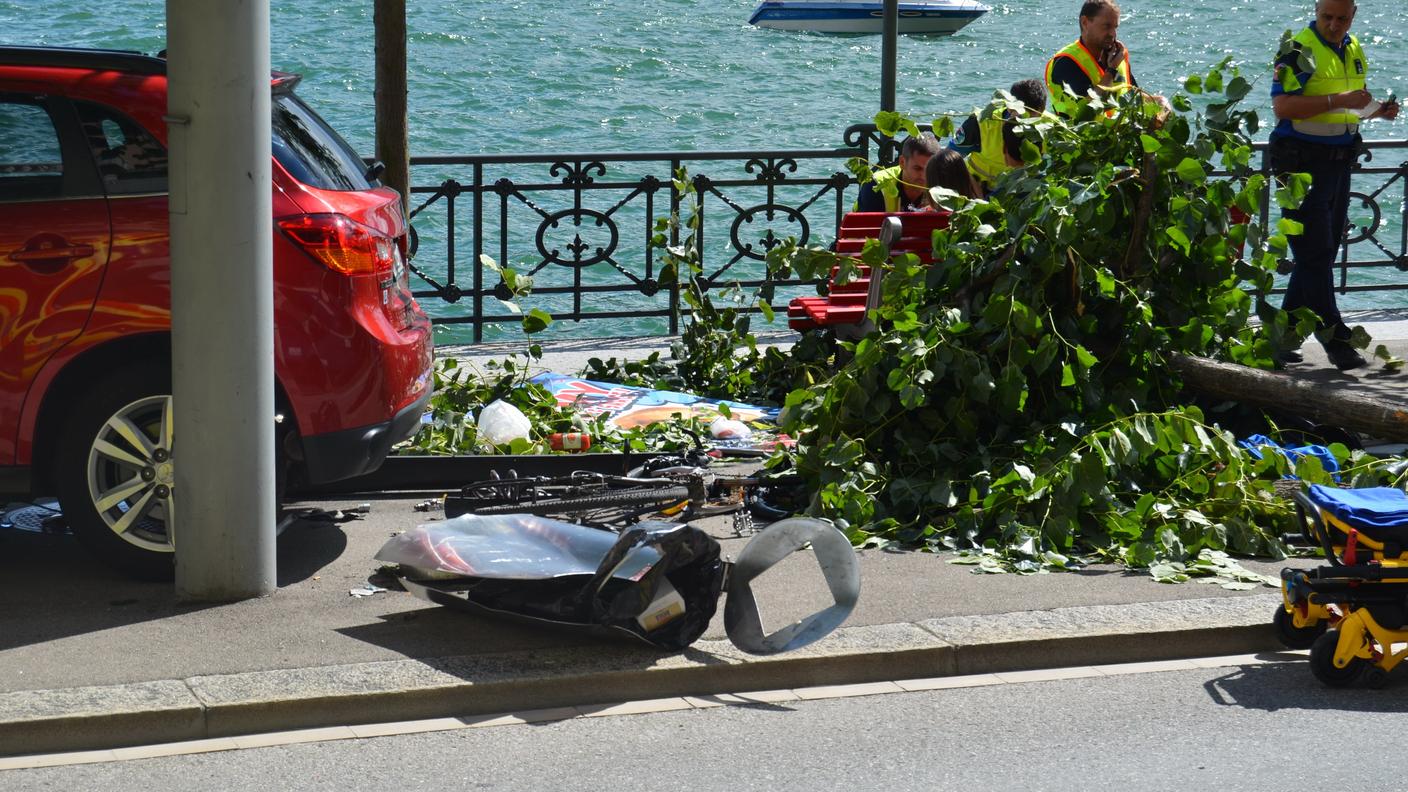 Auto fuori controllo