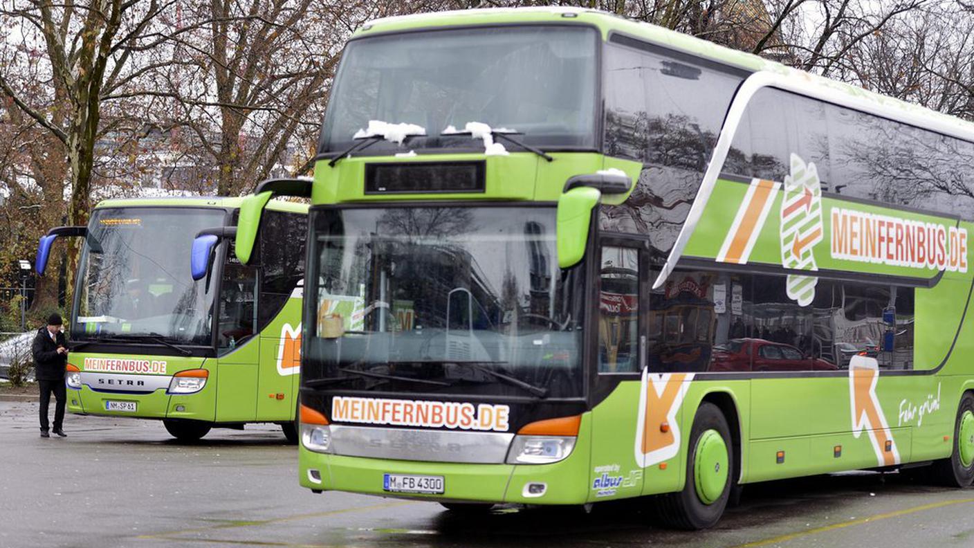 Un bus dell'operatore tedesco a Zurigo