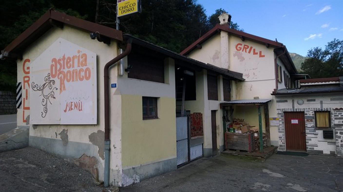 L'Osteria Ronco a Cadenazzo, chiusa mercoledì dalla polizia