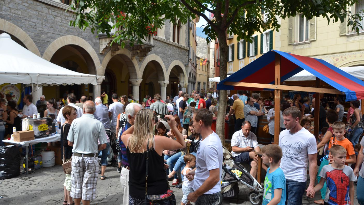 Piazza Nosetto il cuore di Bellinzona