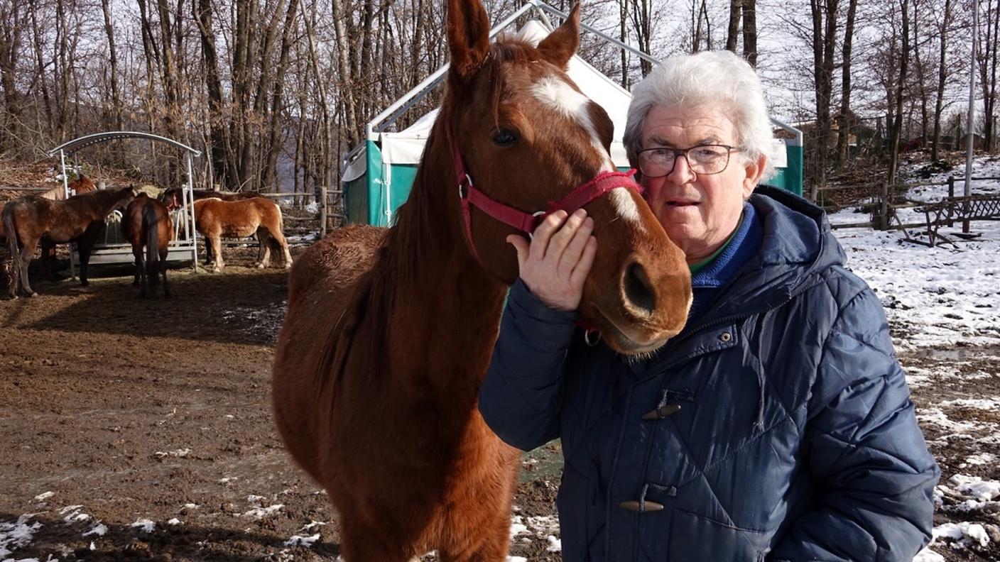 Giancarlo Galli ritratto in occasione del suo settantacinquesimo compleanno